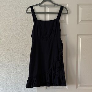 O'Neill Black Ruffle Mini Dress